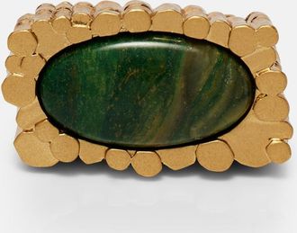 Zimmermann Wisp 16kt gold-plated embellished ring