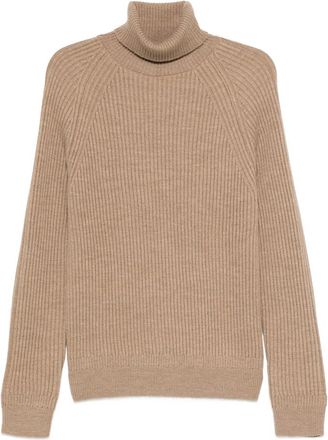 Zanone Ribbed Turtleneck Sweater