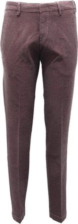 Michael Coal Slim Fit Bordeaux Broek - Heren - Slim Fit Broeken - Rood - W31 - Katoen - Broeken
