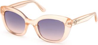 Guess GU00196 44Z Womens Sunglasses Orange Size 51