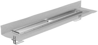 Aco Aco Showerdrain M+ Canalina Doccia 1000x84mm Senza Scarico Flverti Acciaio Inox Incl. Manicotto Di Tenuta, 9010.87.13