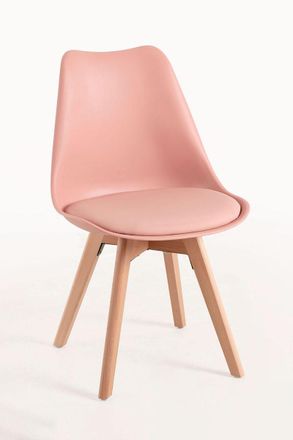 Regalos Miguel Sillas Comedor - Silla Synk Basic - Rosa Avellana