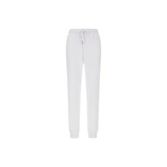 Roberto Cavalli Broeken, Dames, Wit, L, Katoen, Monogram RC Jogger Broek