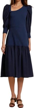Nation Ltd Catalina Asymmetric Dress In Night Horizon