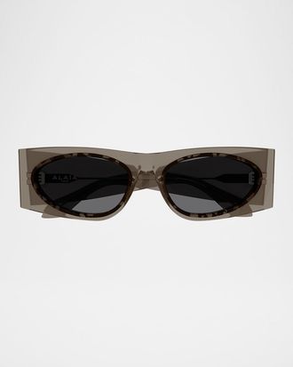 Alaia Cat-Eye Acetate Sunglasses