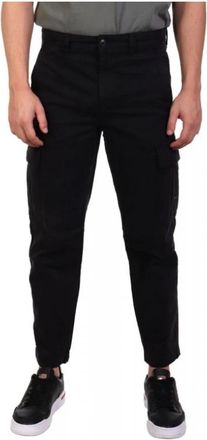 HUGO BOSS Slim-fit Broeken - Heren - Slim Fit Broeken - Zwart - W33 - Katoen - Broeken