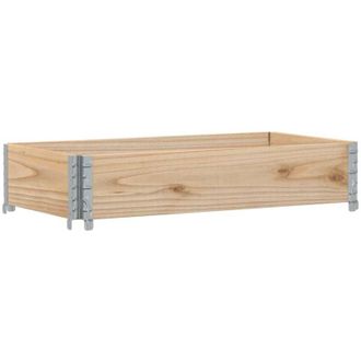 vidaXL Jardinera De Madera Maciza De Pino 100x50 Cm Vidaxl
