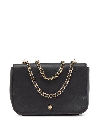 Tory Burch Pre-owned Emerson schoudertas met kettinghengsel - Zwart