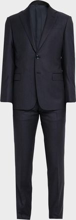 Giorgio Armani Men & apos;s Tonal Micro Pinstripe Two-Piece Suit