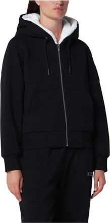 Moose Knuckles Classic Bunny Hoodie - Sweatshirts & Hoodies - Mujer - Negro - XS