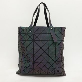 Issey Miyake Multicolor Iridescent Effect Synthetic Leather And Mesh Bao Bao Prism Tote