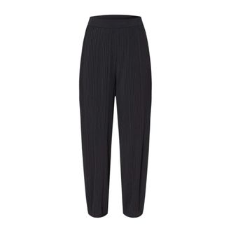 Max Mara Dames, Broeken, Zwart, Maat: M