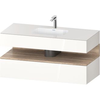 Duravit Qatego Lavabo Encastrado Con Base De Lavabo Consola, - Duravit