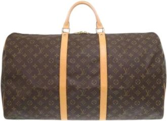 Louis Vuitton Pre-owned Weekend Bags, female, Brown, Size: ONE SIZE Pre-owned Keepall 60