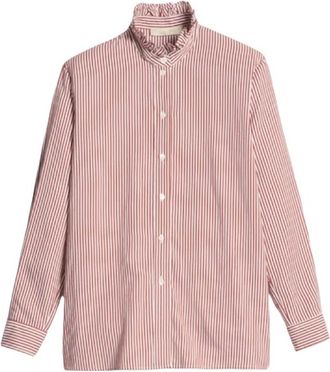 Vanessa Bruno Demo Blouse - Dames - Blouses - Bruin - M - Katoen - Overhemden