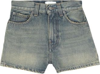 Haikure Brit Short - Dames - Denim shorts - Blauw - W23 - Katoen - Korte Broeken