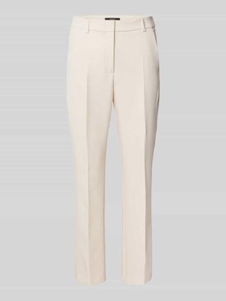 Max Mara Stoffhose mit Ges&auml;&szlig;taschen Modell FREDA in Ecru, Gr&ouml;&szlig;e 42