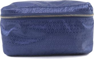 Herm&egrave;s Blue Silk 100% Pouch (Pre-Owned)