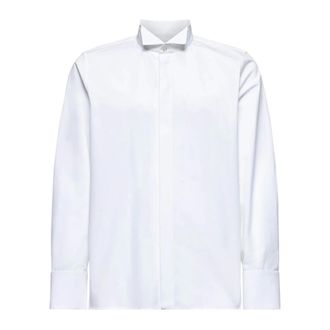 Saint Laurent Heren, Overhemden, Wit, Maat: 3XL Katoen