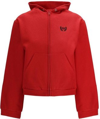 Balenciaga Red Cotton Womens Sweatshirt