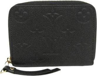 Louis Vuitton Pre-owned Wallets, female, Black, Size: ONE SIZE Pre-owned Canvas Wallet