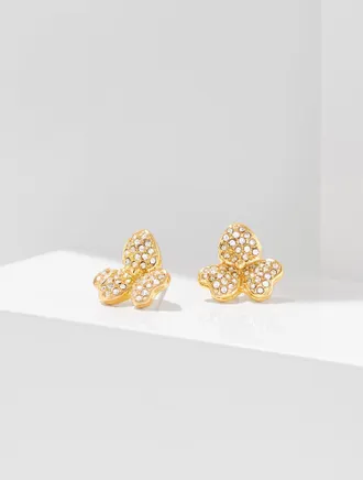 Talbots Margarette Stud Earrings - Gold - 001 Talbots