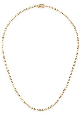 Missoma Classic Tennis 18kt Gold-plated Necklace - One Size