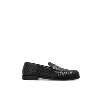 Dsquared2 Loafers, male, Black, Size: 10 1/2 US Leather shoes type Loafers