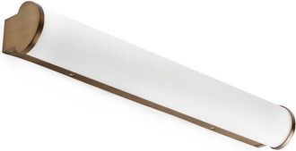 Netlighting Danubio Integrated LED Bathroom Over Mirror Light Bronze 2700K IP44