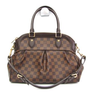 Louis Vuitton Trevi Handbag Damier Brown Canvas Handbag (Pre-Owned)