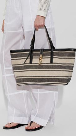 Furla Debby Large Shopper Bag, Womens, Black