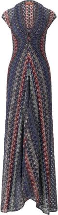 Missoni Maxi Jurk - Dames - Maxi kleedjes - Veelkleurig - L - Kleedjes
