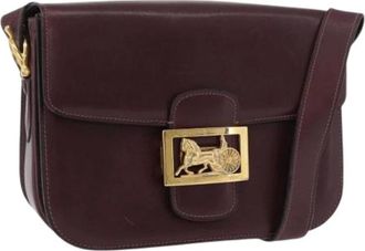 Celine Pre-owned Cross Body Bags, female, Red, Size: ONE SIZE Pre-owned Vintage Shoulder Bag