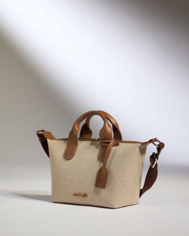 Heritage Mini Crossbody In Natural