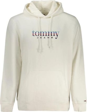 Tommy Hilfiger Hooded Sweatshirt - Heren - Hoodies - Wit - L - Katoen - Hoodies & sweatvesten