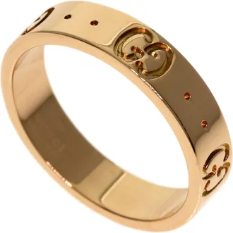 Gucci Pink Gold (18K) Band Ring (Pre-Owned)