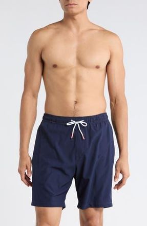 Trunks Surf & Swim Co. Comfort Lined Swim Shorts in Marine at Nordstrom Rack, Size X-Large