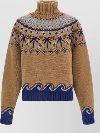 Alanui virgin wool turtleneck sweater