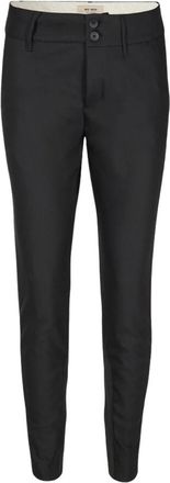 Mos Mosh Blake Night Broek - Dames - Chinos - Zwart - 2XS - Katoen - Broeken