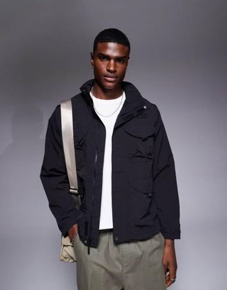 The North Face Mens convertible utility jacket in black - Size X-Large