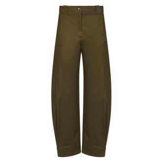 Max Mara Tapered Trousers - female - Max Mara - Tapered Trousers - Green - 2XS - Trousers