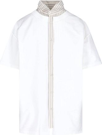 Maison Margiela Inverted Shirt - White & Beige