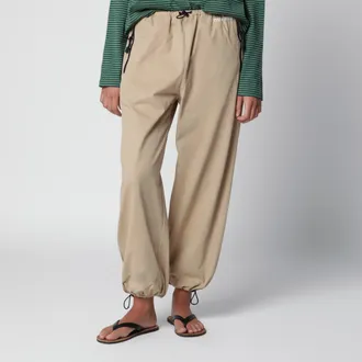 Miu Miu Pantaloni in gabardine beige