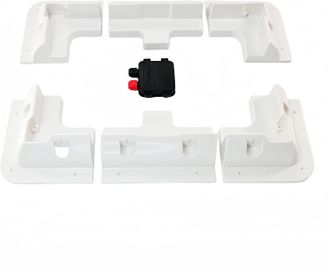 OEM Juego De 7 Soportes De Montaje Para Paneles Solares, No Requieren Perforaci&oacute;n, Soportes De Abs Para Paneles Solares, Kit De Montaje Para Techos De Aut