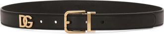 Dolce & Gabbana Cintura Con Placca Logo