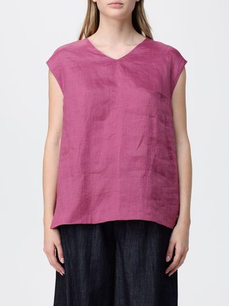 Max Mara S Max Mara Top smanicato con fusciacche da annodare