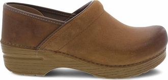 Dansko Womens Professional Burnished Clogs In Tan