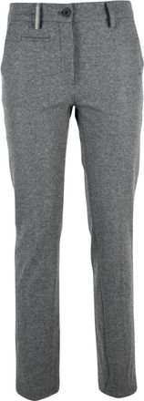 Mason's Pantalones Ajustados - Trousers - Mujer - Gris - S