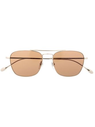 Gucci pilot frame sunglasses - men - Metal - One Size - Gold