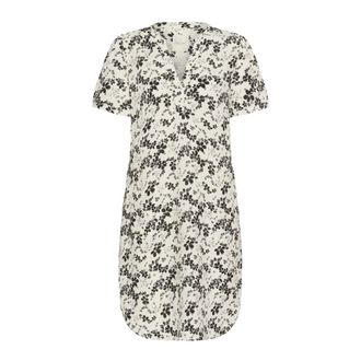 Part Two Black Flower Print Dress AminasePW DR